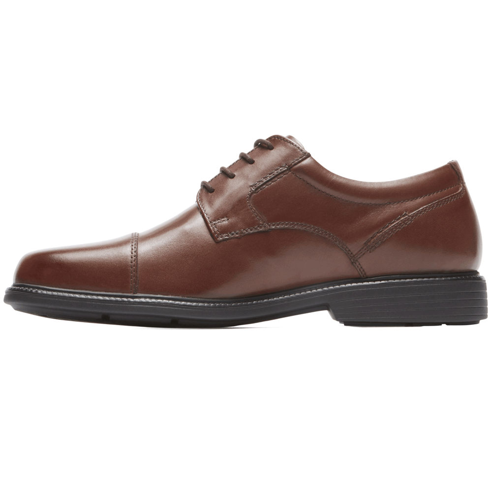 Oxfords Rockport Homem Marrom - Charles Road Cap Toe - 54780CKLM